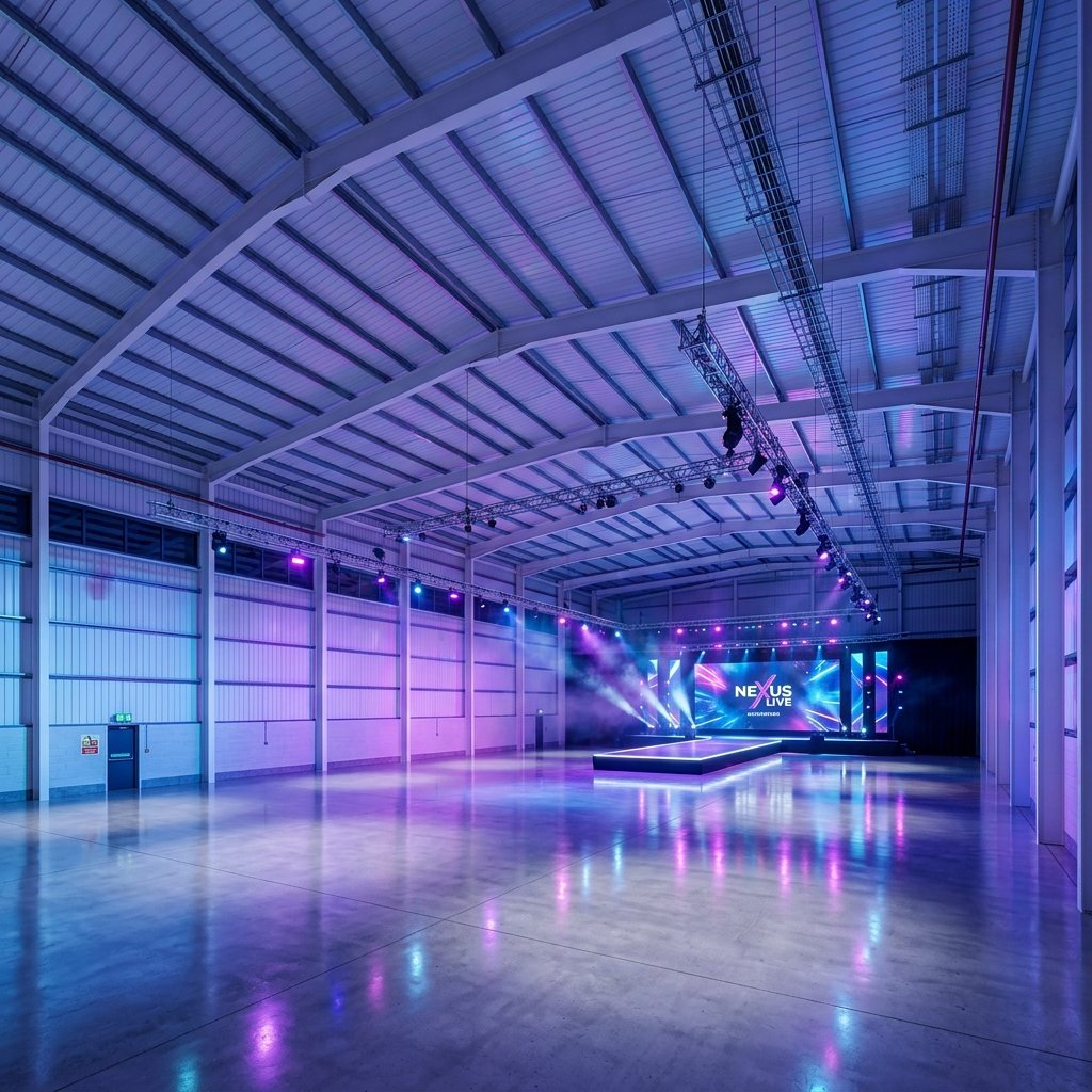 Logistics CGI Used as Event Venue Marketing