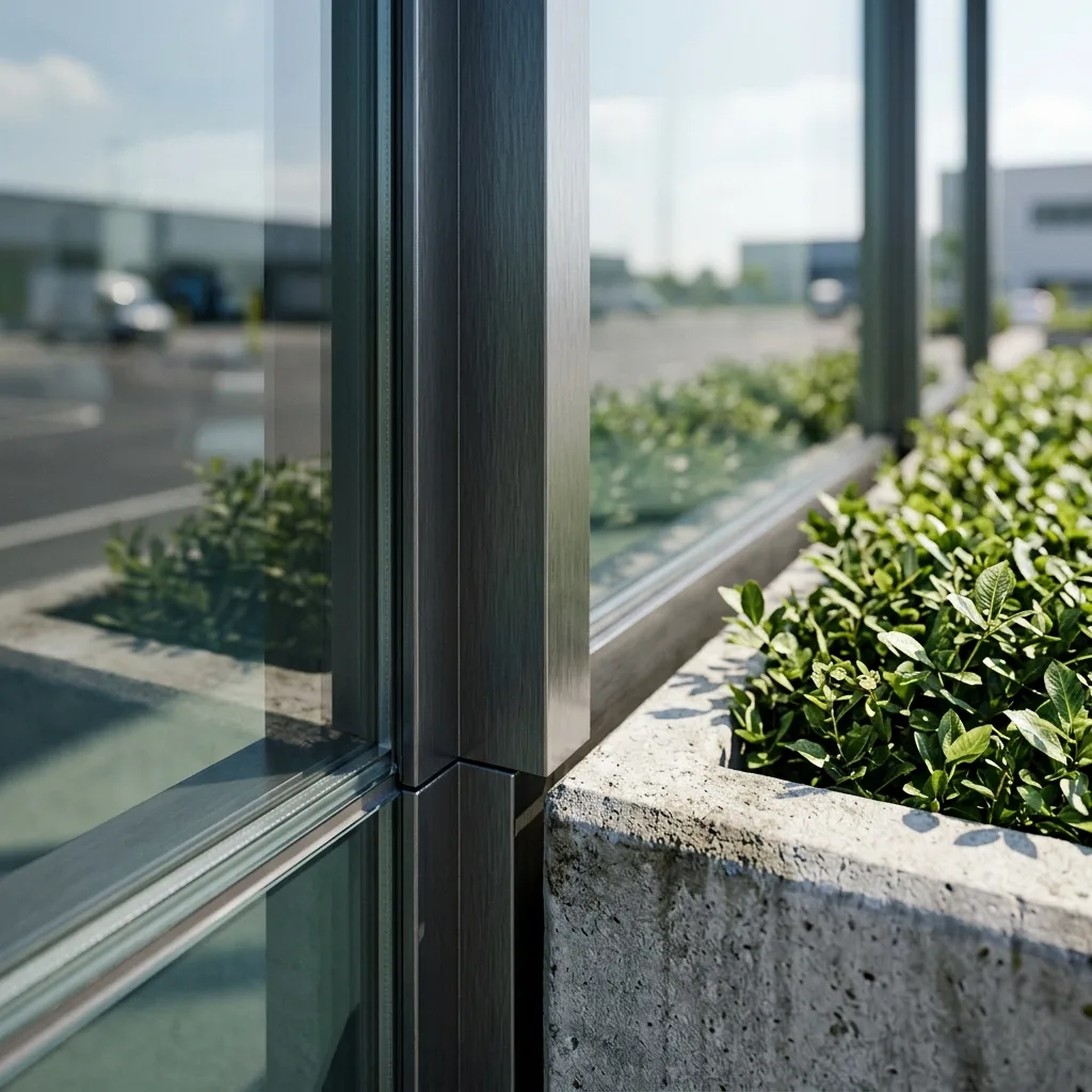 Warehouse CGI detail crop showing a high-resolution dock-face composition drawn from the master render without new geometry, sized for investor pack and portal resize, industrial architectural visualisation by StratumCGI