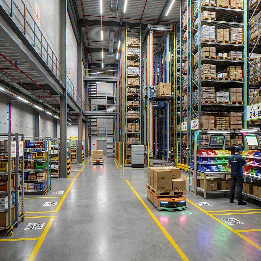 Smart warehouse CGI